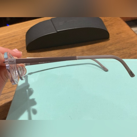 Pre-owned Brown Matte Silhouette frames 5452 40 6056 17 135 - Picture 3 of 7